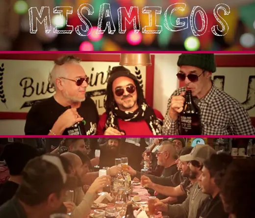 Las estrellas de rock protagonizan MISAMIGOS, nuevo video de Kapanga junto a Los Autnticos Decadentes. 